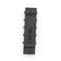 Black power seat control switch panel with multiple rocker buttons and side tabs