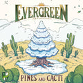 Evergreen Pines and Cacti board game expansion set, pines and cactus themed art
