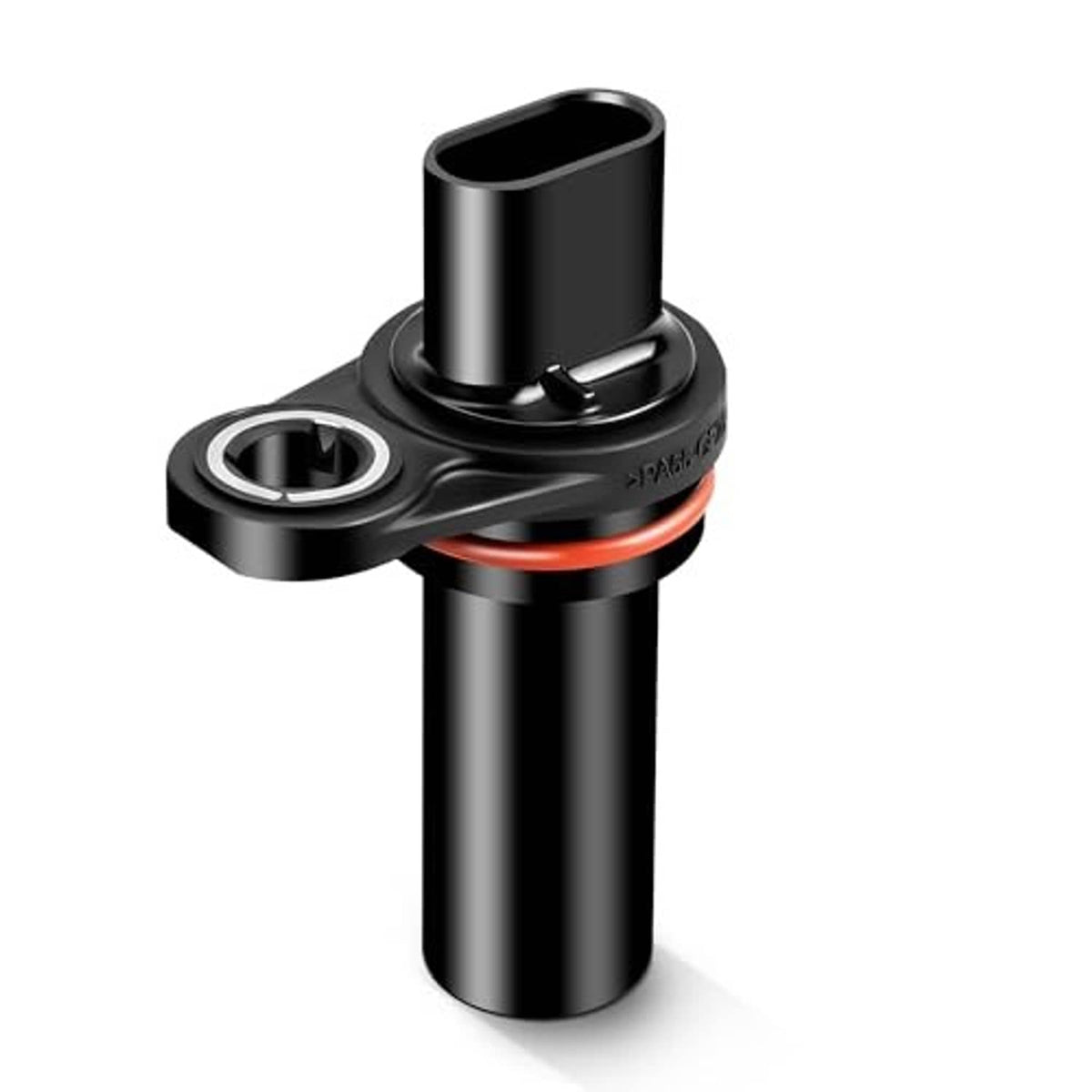 Crankshaft position sensor with black body, red seal ring, side mounting eyelet