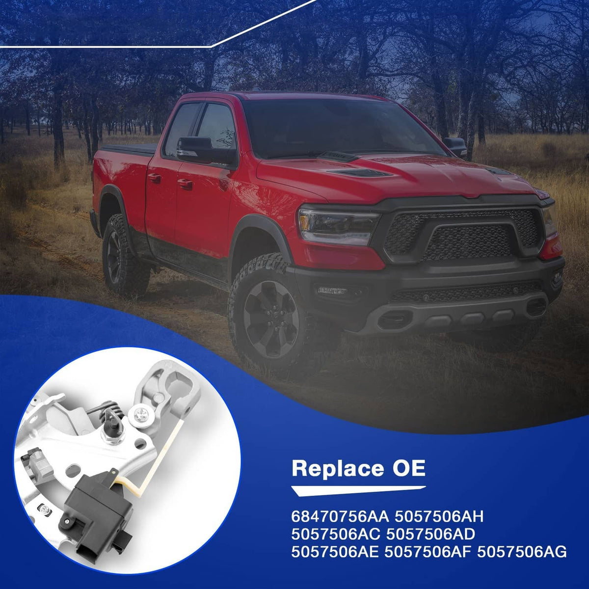Replace OE callout for steering column gear shift bracket with part number references