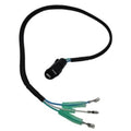 Boat engine power trim tilt switch with black cable and three wire leads