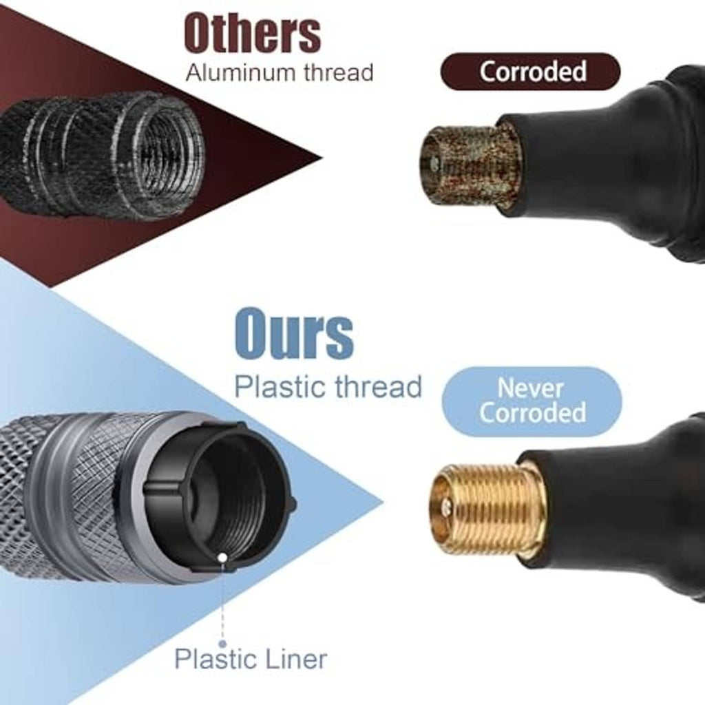 Grey valve stem cap with textured body shown next to worn, oxidized metal cap end