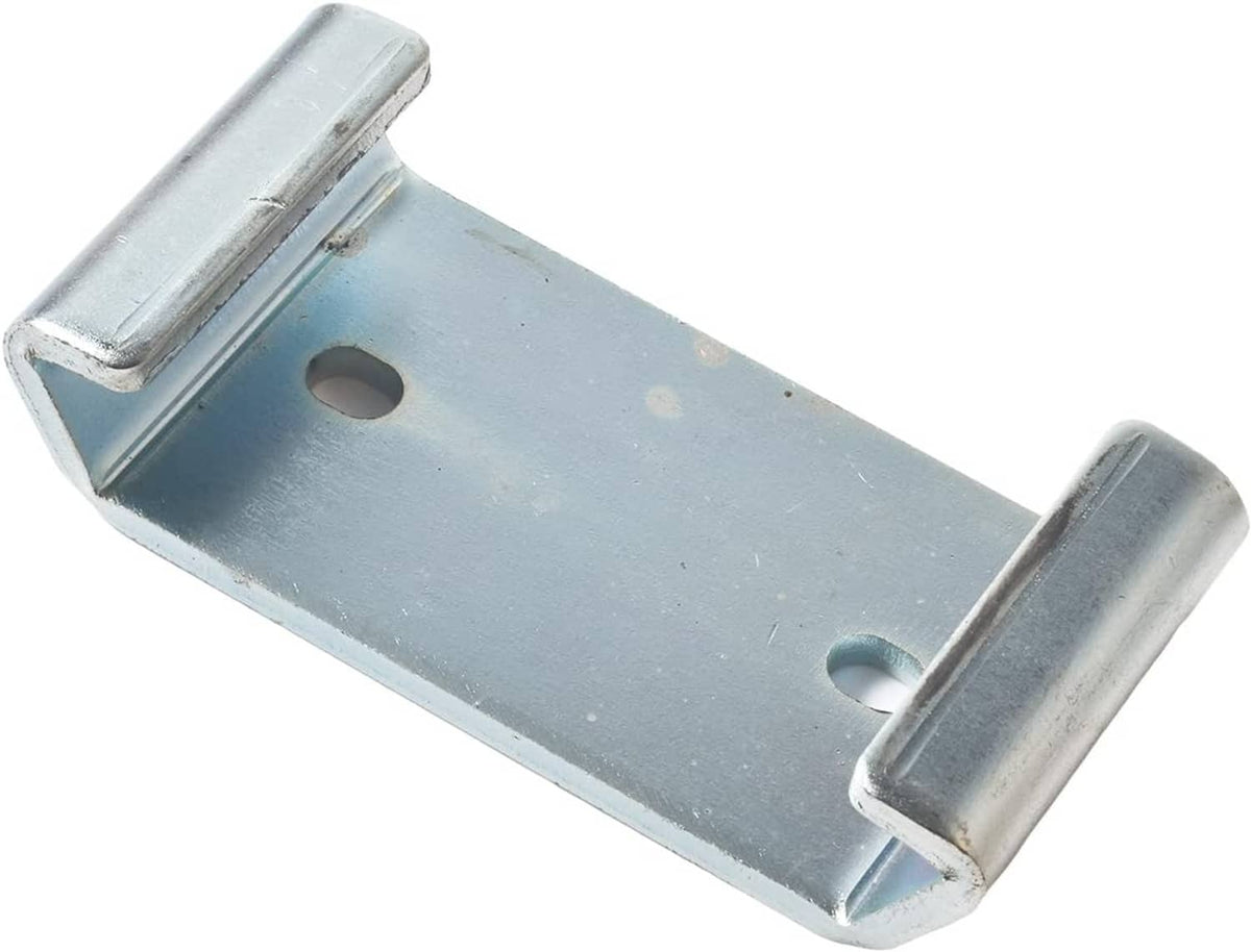 Galvanized mounting bracket with two side tabs and mounting hole