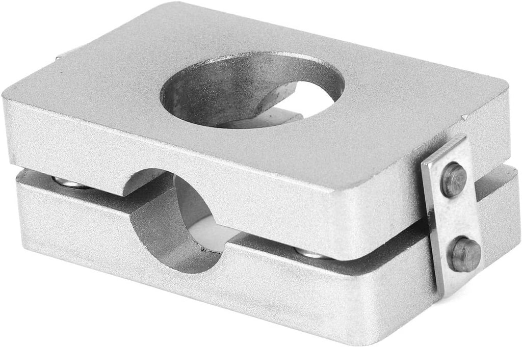 Silver metal conversion plate with oval cutout and side bolt bracket