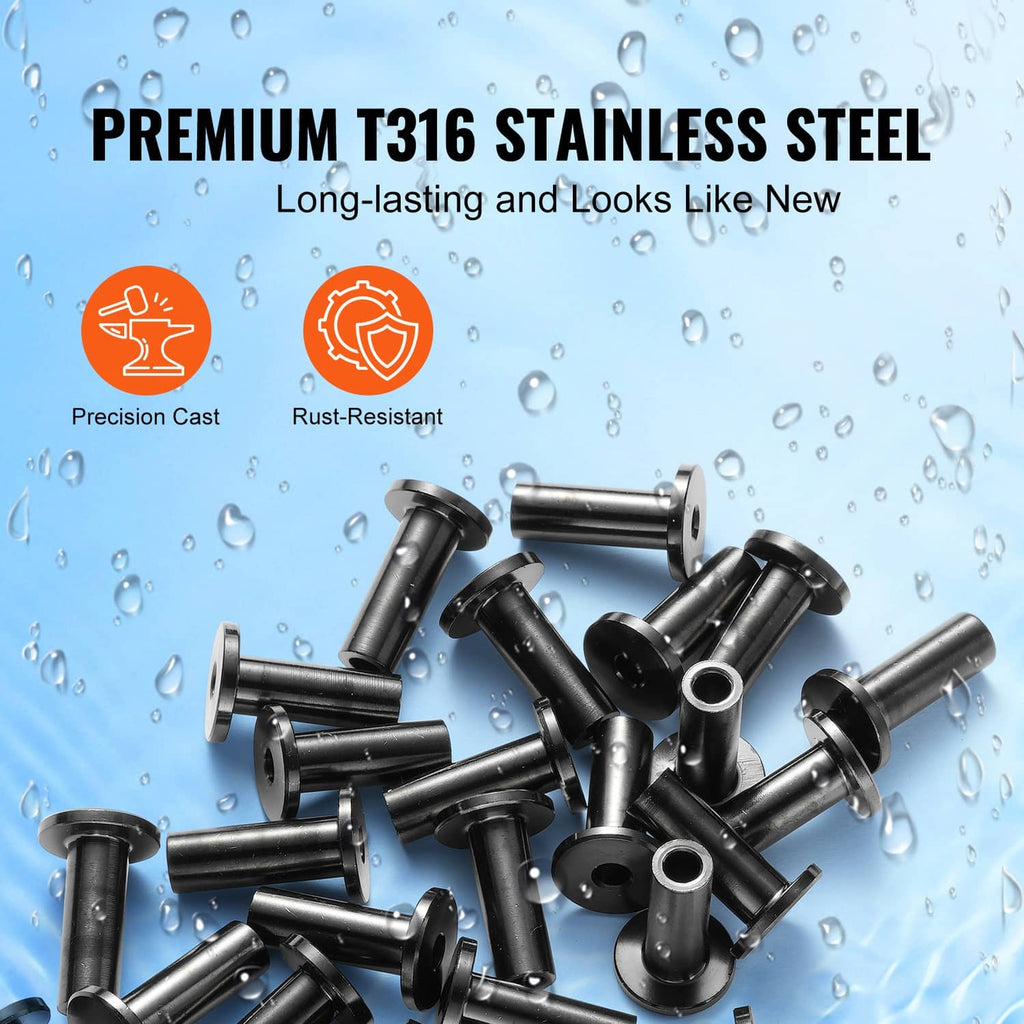 T316 stainless steel wire rope protector sleeves bundle, rust-resistant shown on product