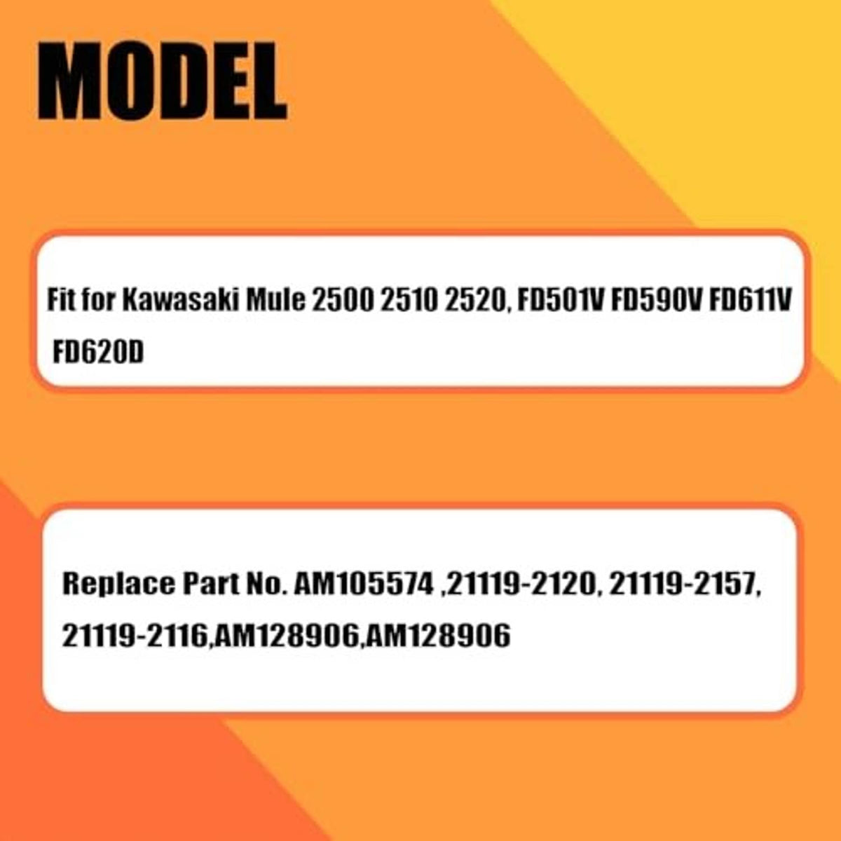 CDI ignition control module compatibility model panel with part-number list