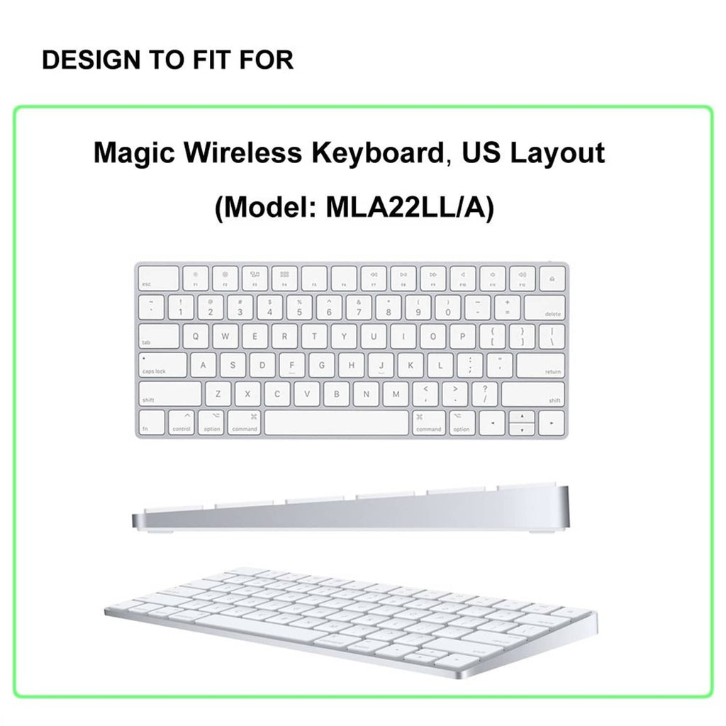 Keyboard cover design-to-fit layout graphic for Magic Wireless Keyboard, US layout