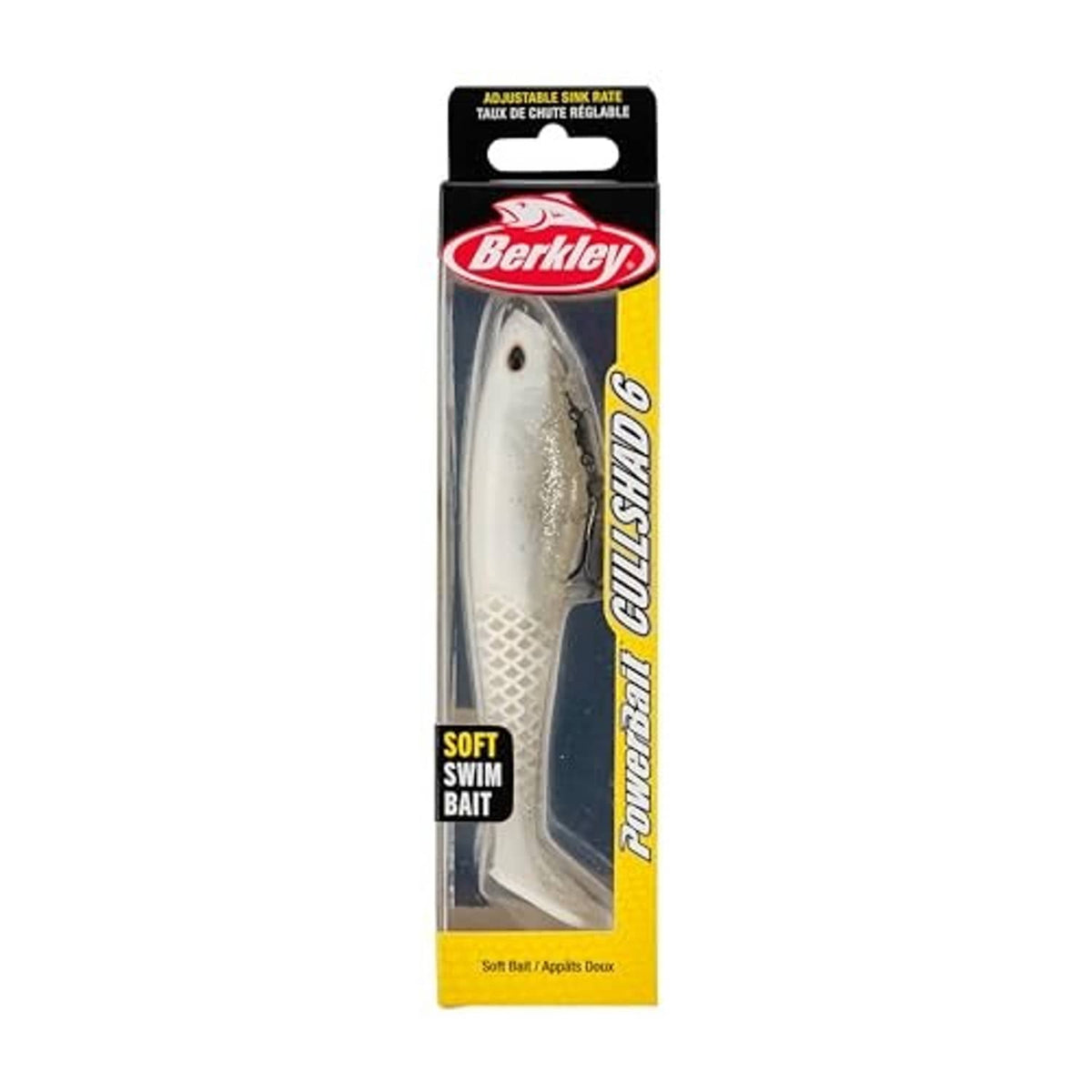 Berkley PowerBait Cullshad 6in soft swim bait in retail package