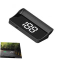 Car head-up display unit with 88 digital speed readout, dark casing