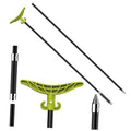 Hi-vis green anchor pole with black push shaft and pointed anchor tip