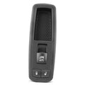 Power window switch panel with AUTO button and lock/unlock icons, dark gray