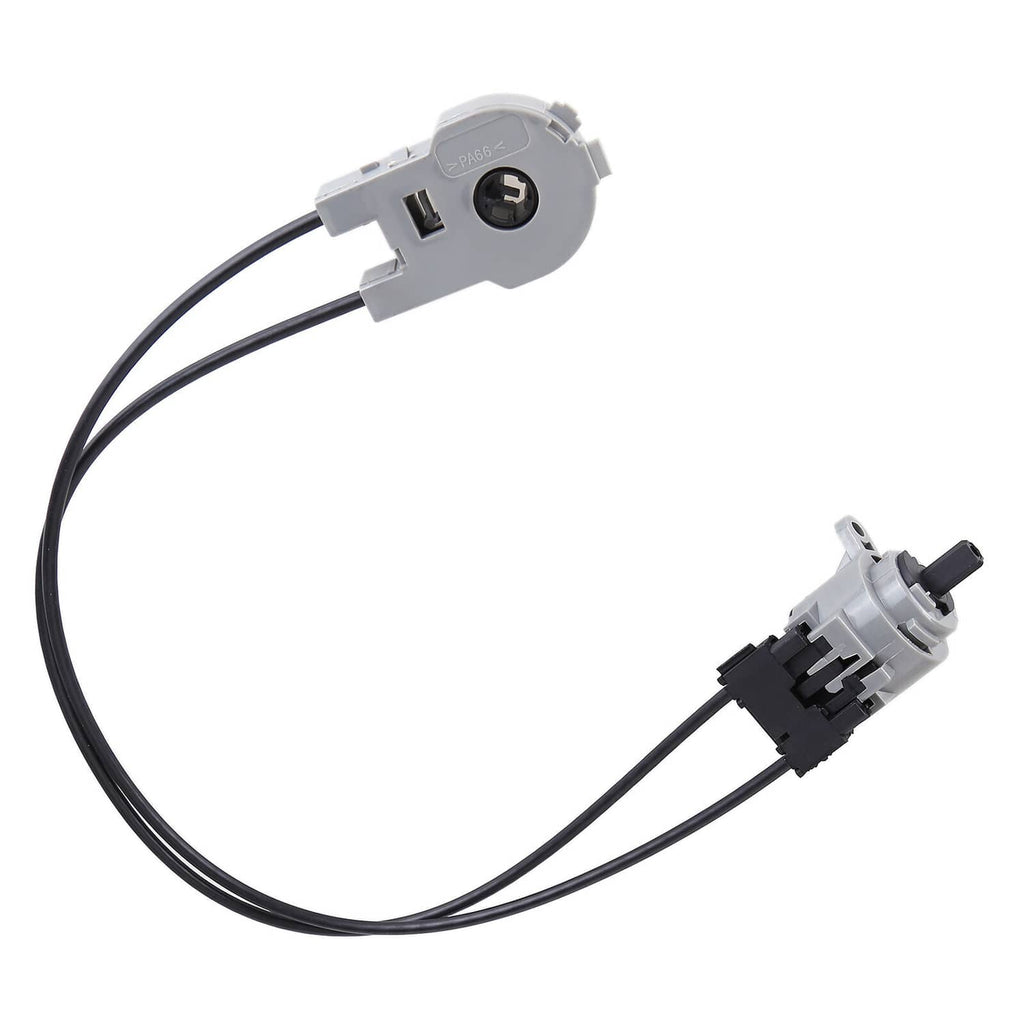 A/C vent floor defrost heater control switch with cable harness, gray and black connectors