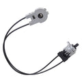 A/C vent floor defrost heater control switch with cable harness, gray and black connectors