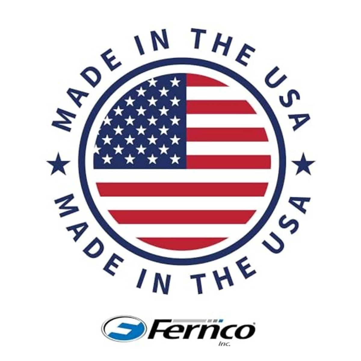 Ferrco logo and Made in the USA emblem on white background