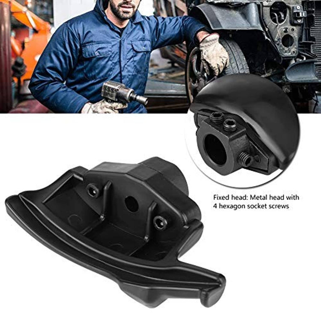 Black tire changer demount duck head with metal fixed head and hex socket screws