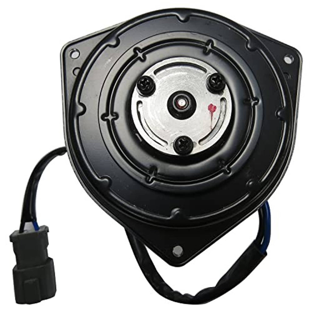 Replacement cooling fan motor for Honda CR-V, circular base with mounting screws