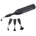 Anti-static vacuum IC pickup pen tool with four black suction tips, HANDI-VAC