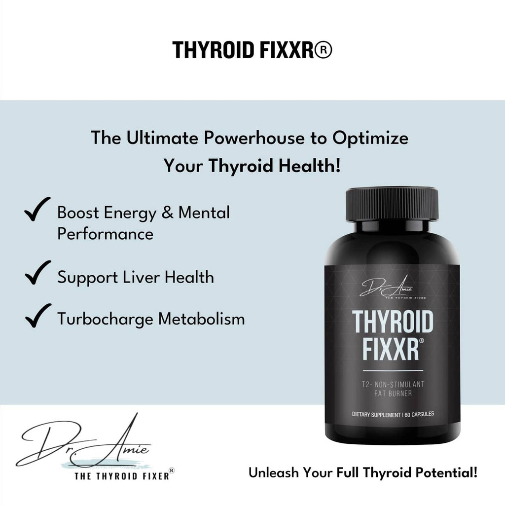 Fixxr Thyroid Fixxr supplement bottle with front branding and label text