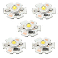 Warm white LED chip bead, 20mm metal base with bright yellow lens