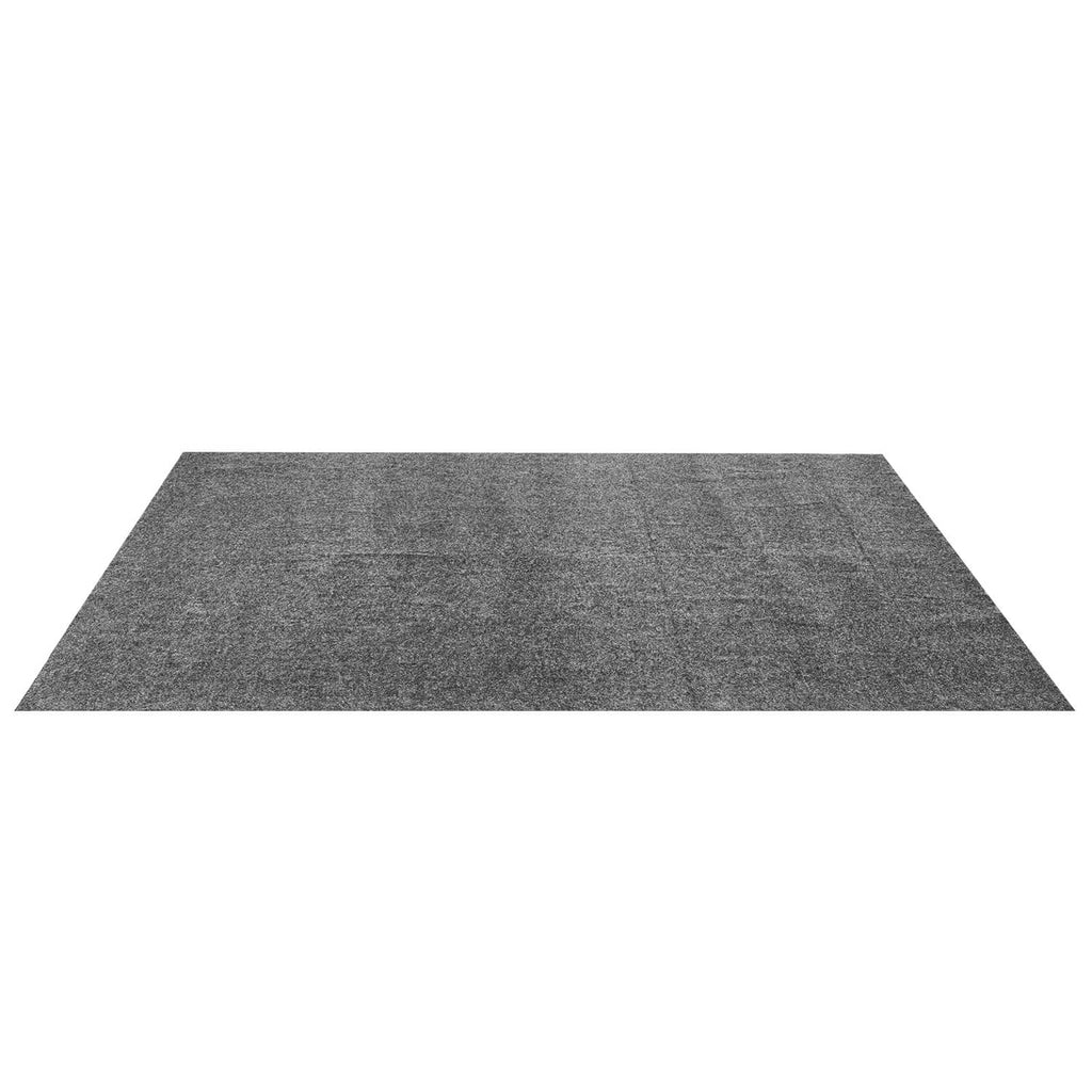Oil spill mat with dark gray felt texture, flat rectangular shape for floor protection.