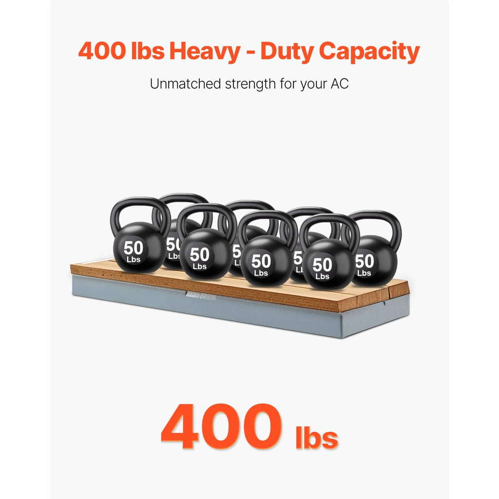 Heavy-duty anti-vibration mini split pad supporting stacked 50 lb weights