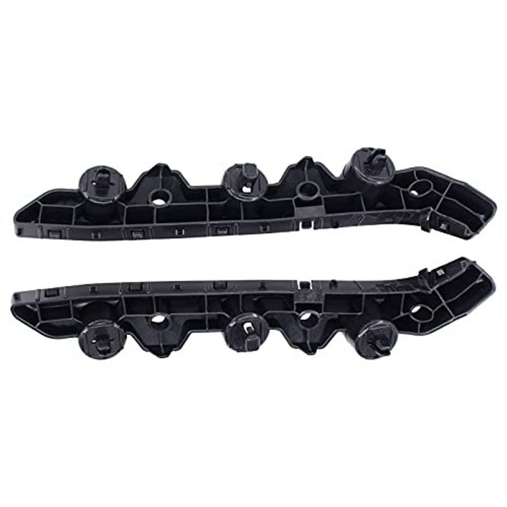 Front bumper bracket retainer pair, rear/inner side view with mounting points