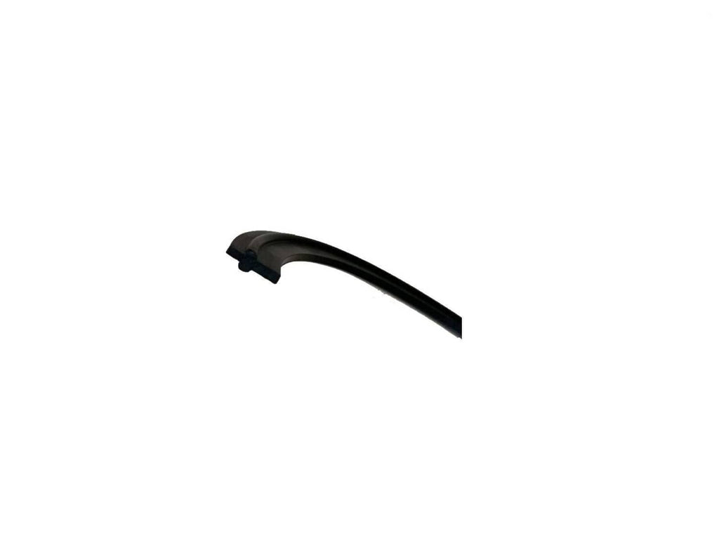 Black tri-clamp gasket segment with molded edge, flexible seal