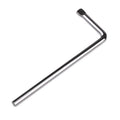 Chrome L-handle tire chain wrench with black rubber end, for adjusting cam links