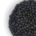 Black rubber ball cabinet door spacer balls, 1/4 in groove