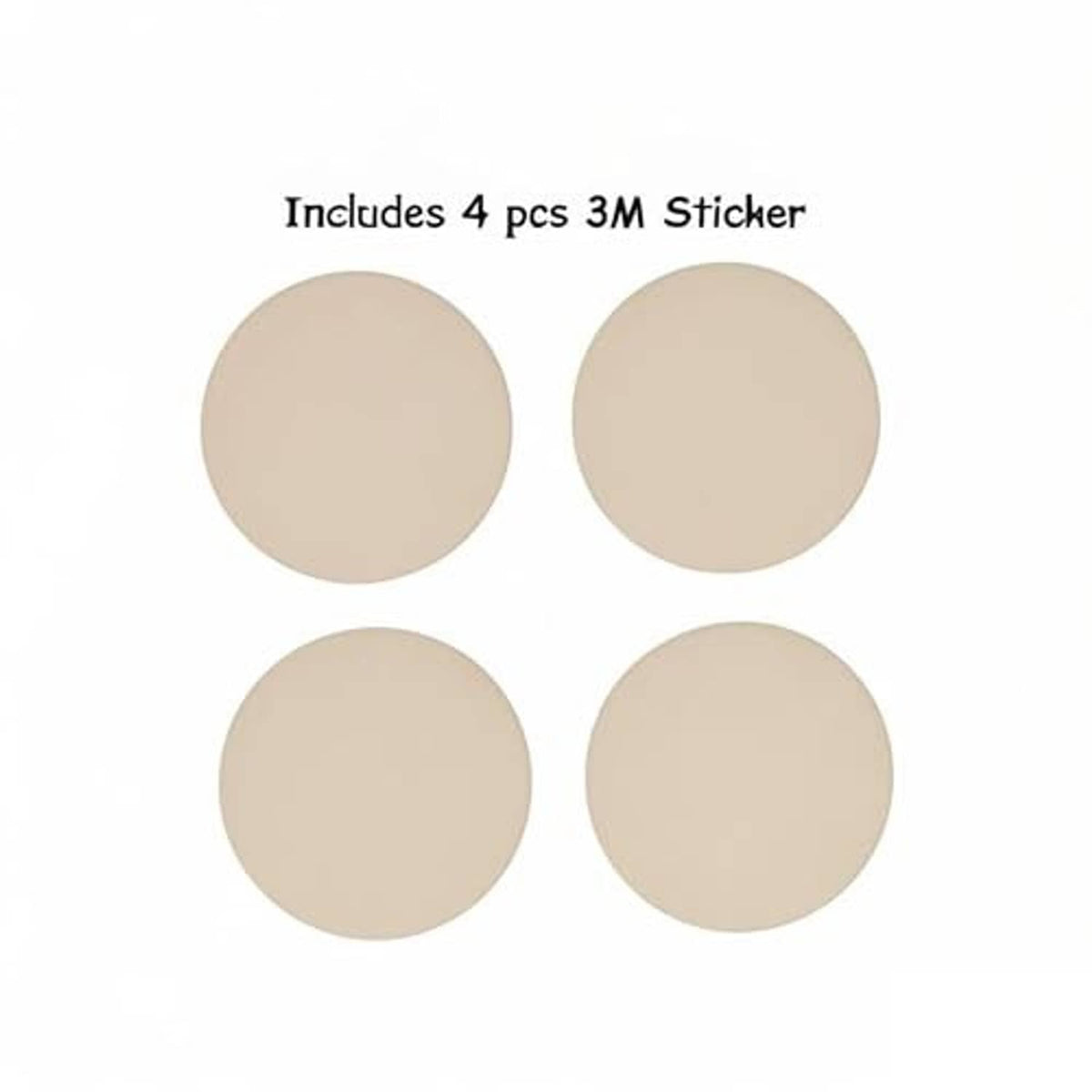 Set of four 3M sticker pads included for mirror glass installation.
