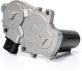 Transfer case shift actuator motor with silver housing and black electrical connector