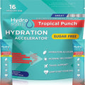 HydroMate hydration packet bag, sugar-free Tropical Punch flavor, 16-count