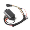 CDI switch box assembly with black housing and bundled wiring harness, visible connector end