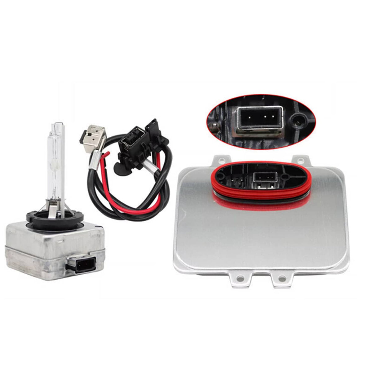 Xenon HID ballast control unit igniter module kit with bulb, harness, and control box