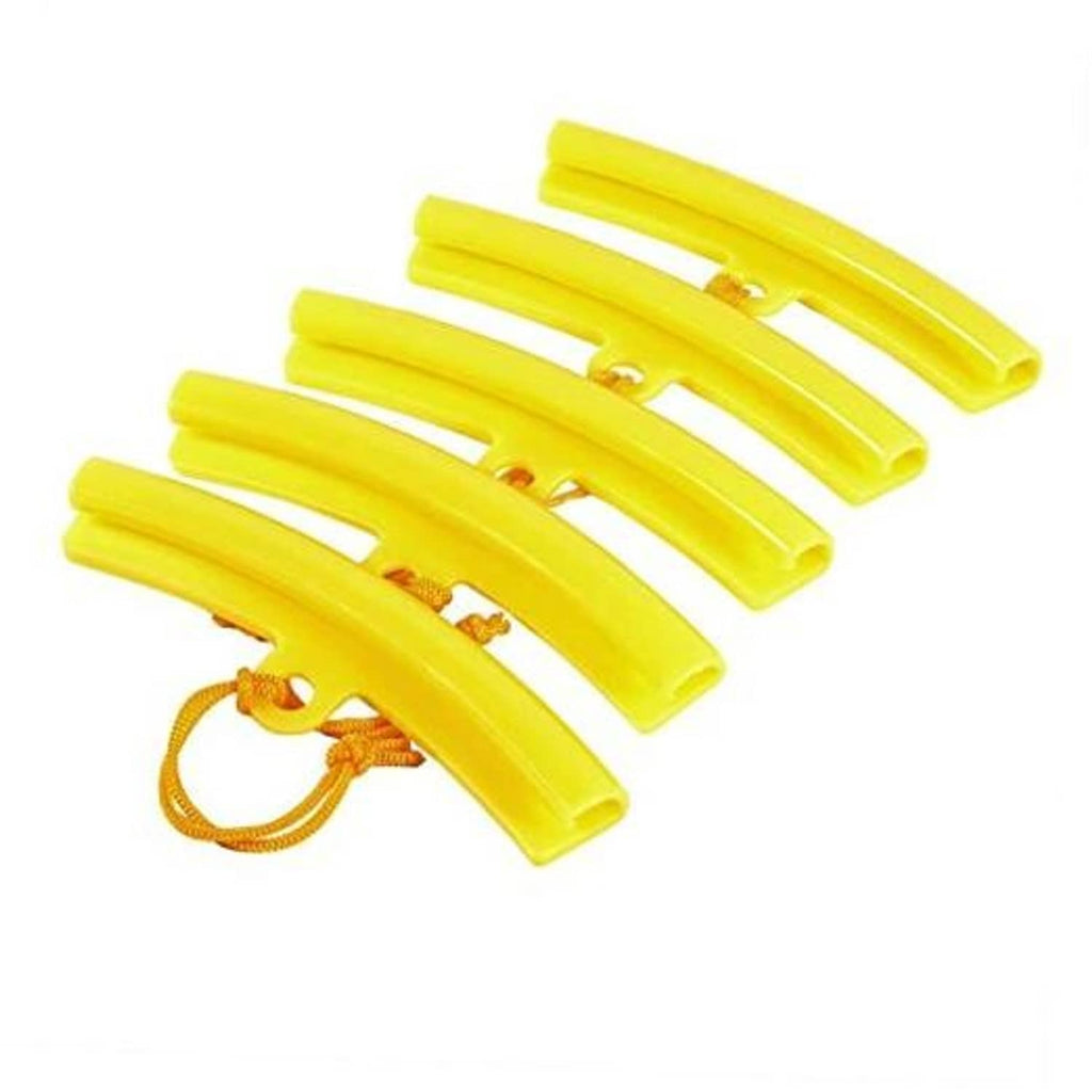 Yellow wheel rim tire protector saver set with strap cords, curved guards for tire changes