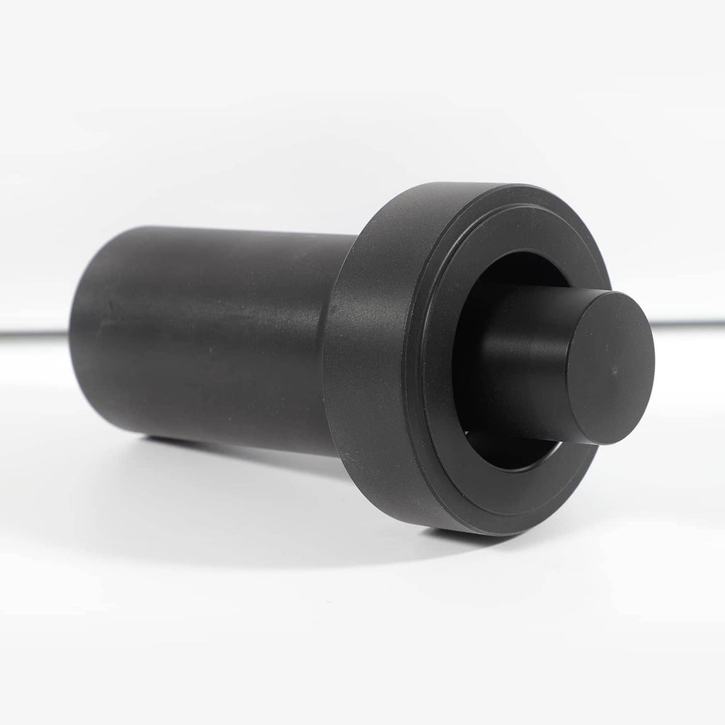 Cylindrical black output seal driver with circular face and small round center cap