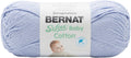 Pale periwinkle baby cotton yarn skein, Bernat Softee Baby, 120 g