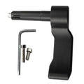 Black extended thumb throttle lever with mounting screws and L hex key