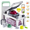 9-in-1 fruit and vegetable chopper slicer with 9 blades and storage containers