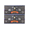 Satya Super Hit incense boxes with dark patterned design and red label