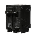 80-amp double-pole circuit breaker with two 80A switches, black Siemens QP