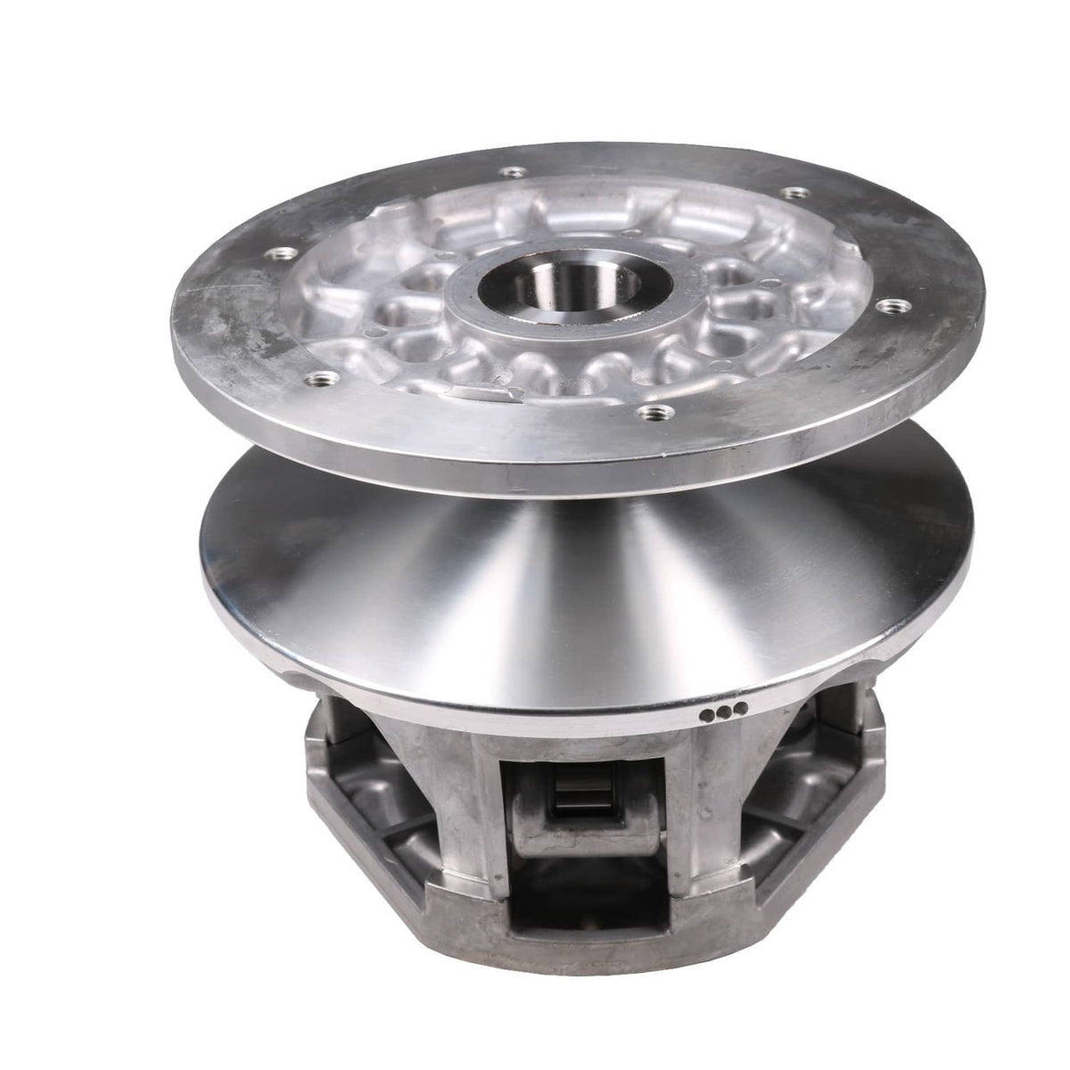 Primary drive clutch with silver sheave and underside drive housing