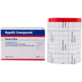 Hypafix Transparent waterproof film dressing roll, boxed package with blue label