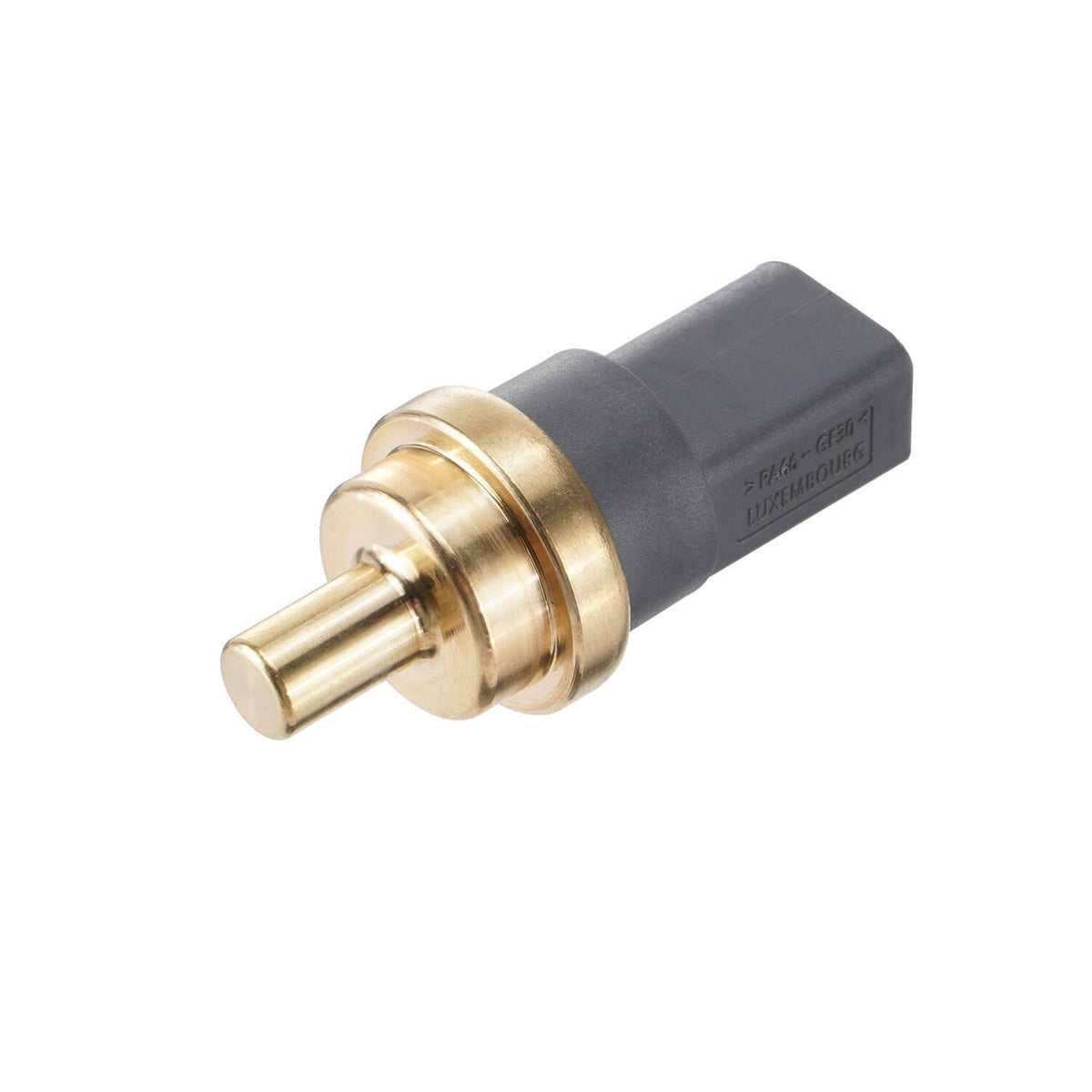 Thermostat sensor switch, black housing with brass pin terminal