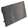 Steel mounting bracket plate with side mounting tabs, dark gray finish