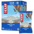 Chocolate chip energy bars 15-count value pack box and single bar bag