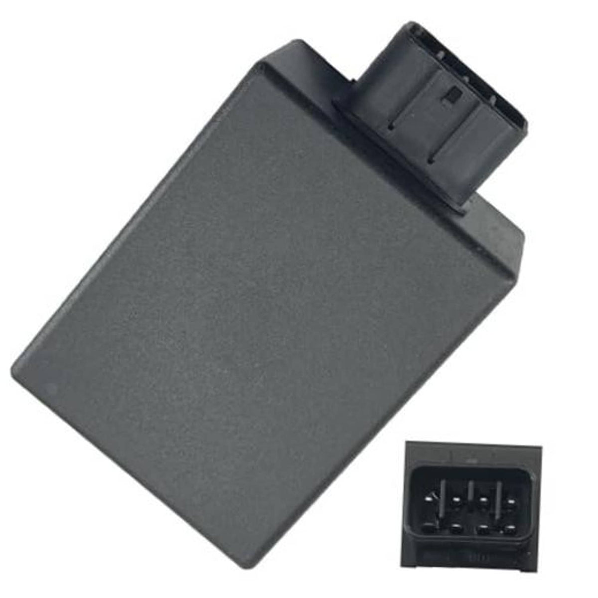 Gray CDI ignition module box with top electrical connector