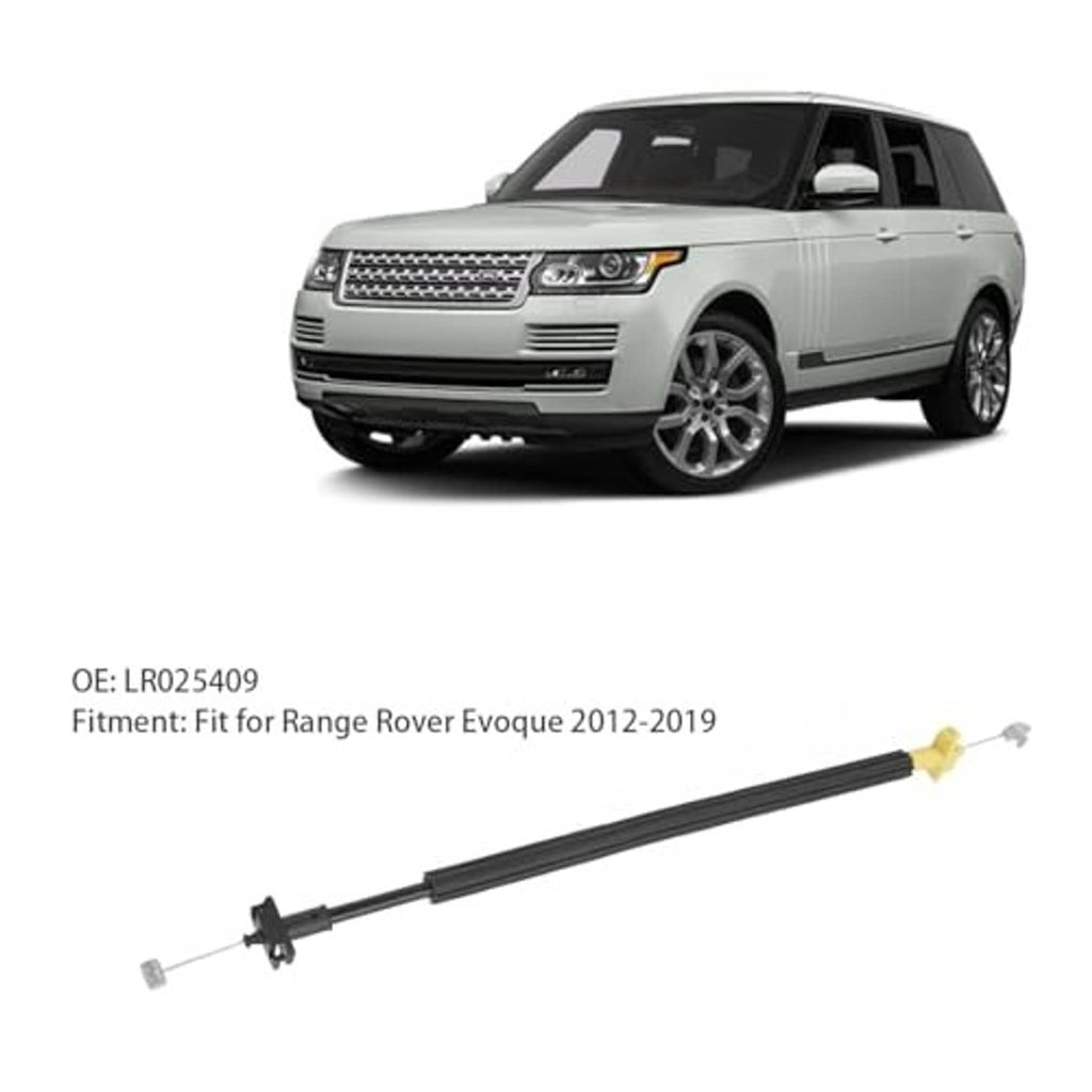 Car with front door lock cable shown, black cable and yellow connector