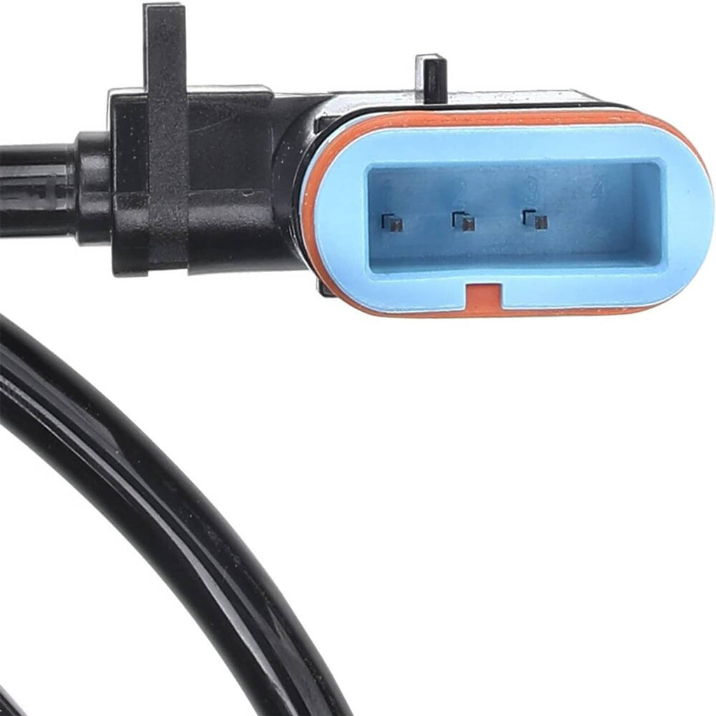 Air suspension electrical connector plug with blue housing on black cable