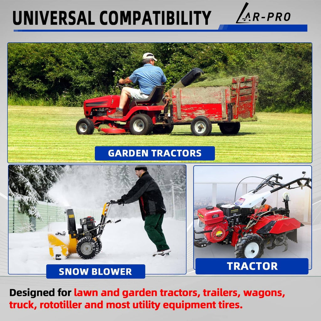 Universal-fit AR-PRO 4.80-12 inner tube for lawn tractors, snow blowers, trailers